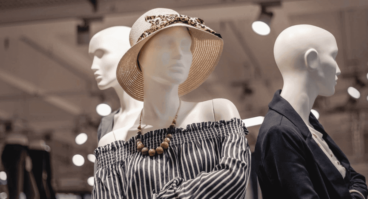 Apparel Industry Statistics - Clothes on mannequins